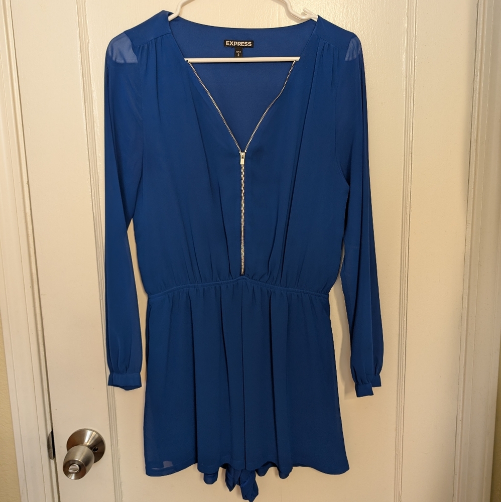 Royal Blue Express Romper